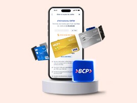 Imagen original de tarjeta de crédito BCP en la app